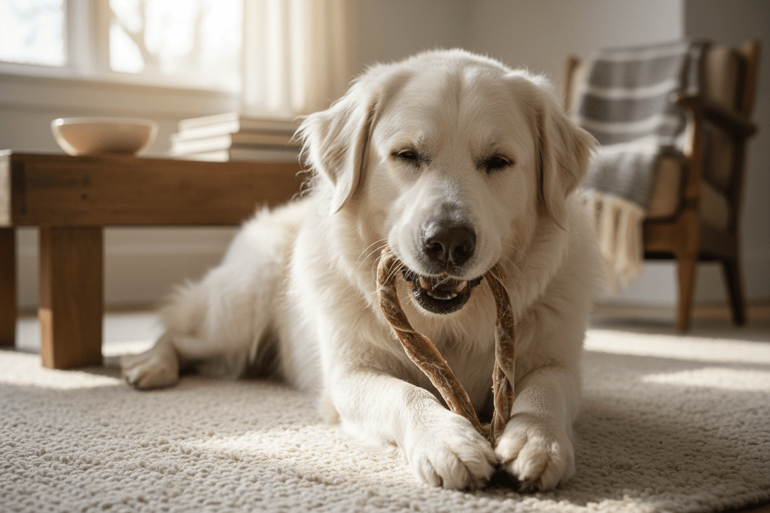 La mastication chez le chien : bienfaits et meilleures friandises naturelles en 2026