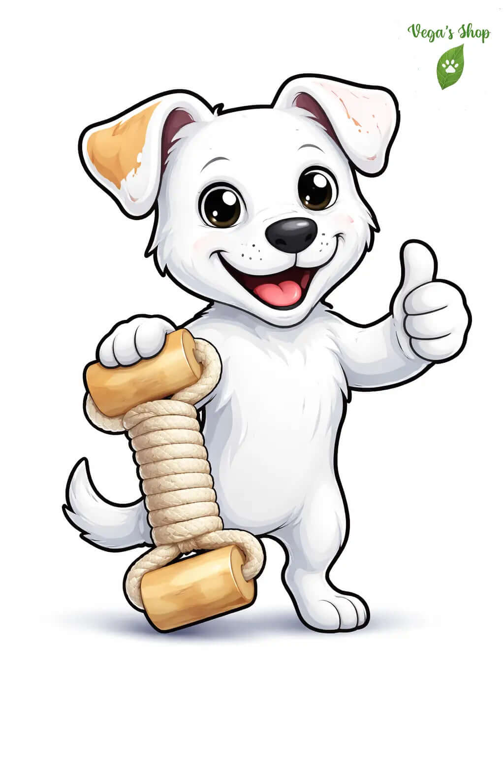 image chien avec jouet écologique pour chien - meilleures ventes